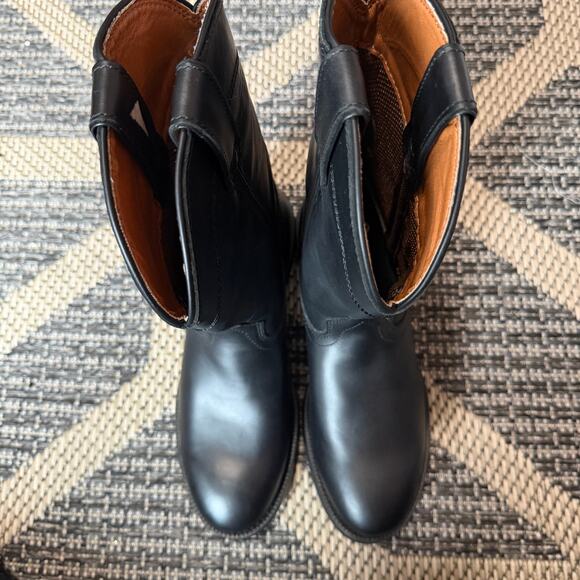 Justin Blain 10" Womens Roper Western Boots Size 8B - Picture 7 of 7